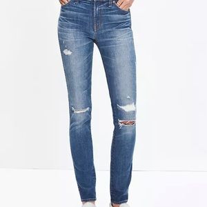 Madewell 9” High-Rise Skinny Jeans: Rip and Repair Edition